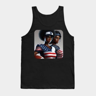 American Woman NFL Football Player #23 Tank Top